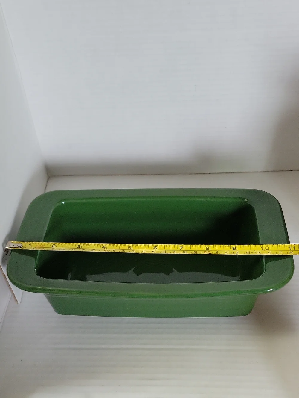 Fiestaware Fiesta Loaf Pan Baking Bakeware Cookware Bake Baker Dish Jade Green